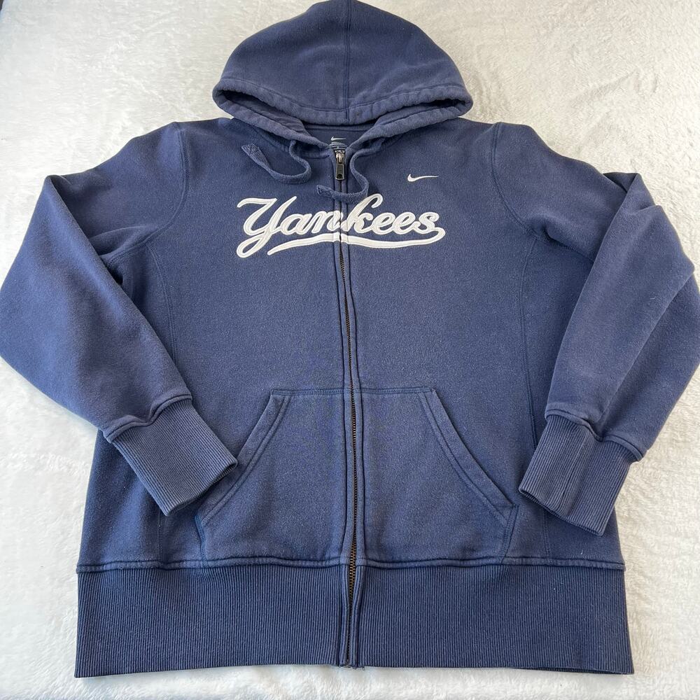 Nike New York Yankees zip up Sweatshirt women’s size Large Baseball